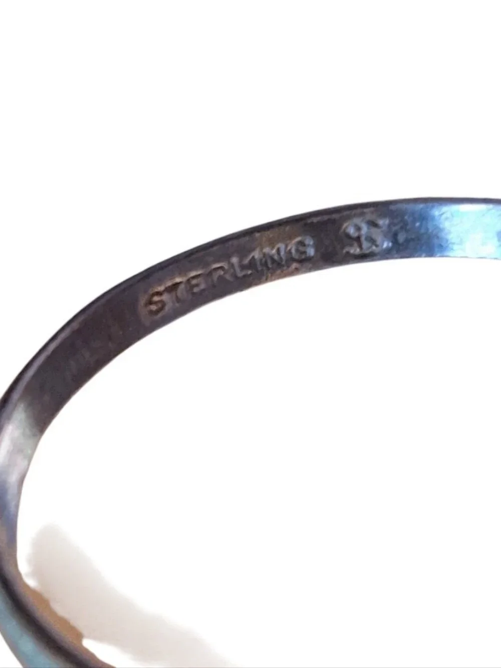 Delicate Sterling Silver Band Style Ring Ladies size 6.75 Minimalist Bohemian